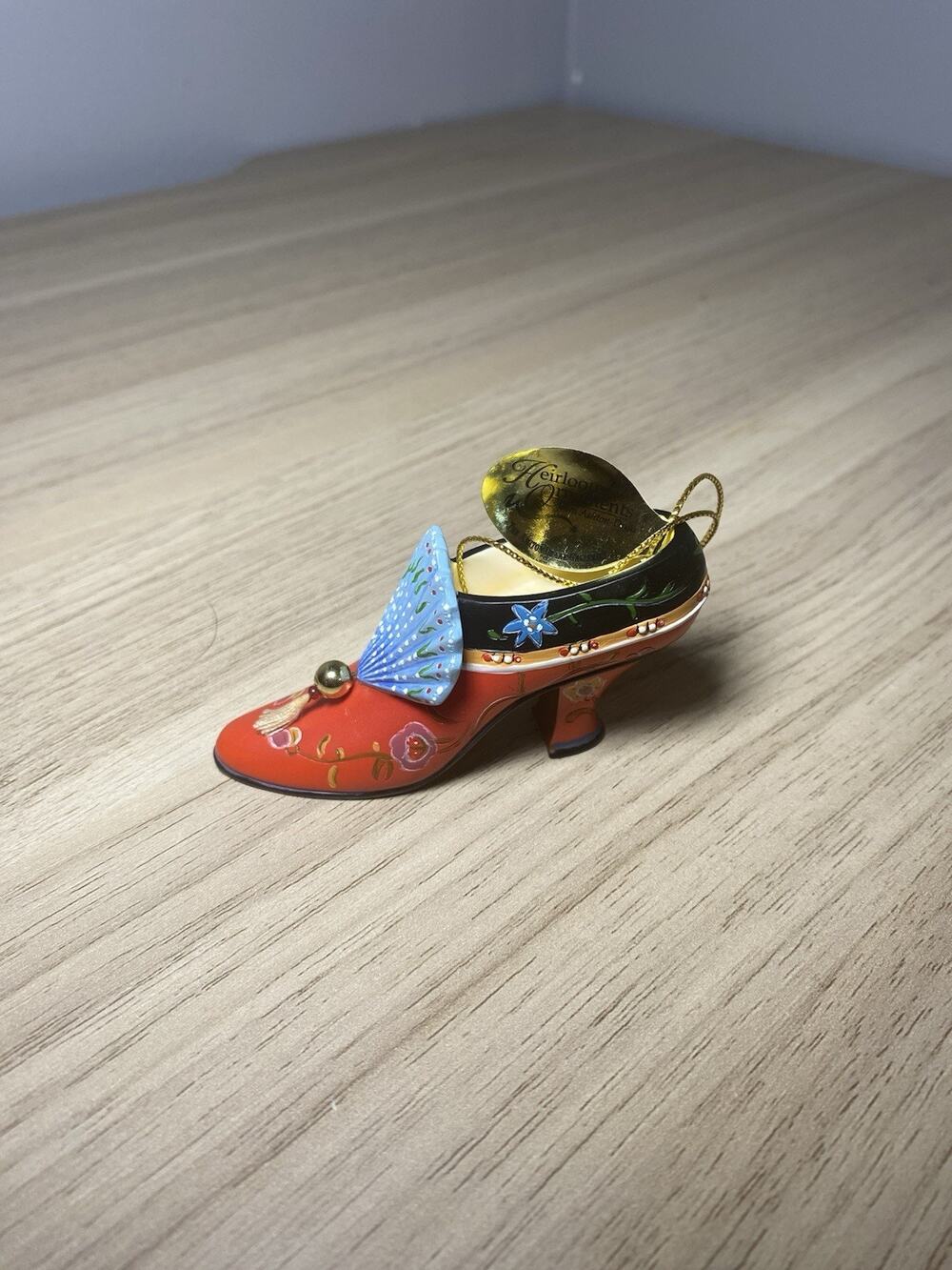 Ashton Drake Heirloom Collection Shoe Christmas Ornaments - New With Tag